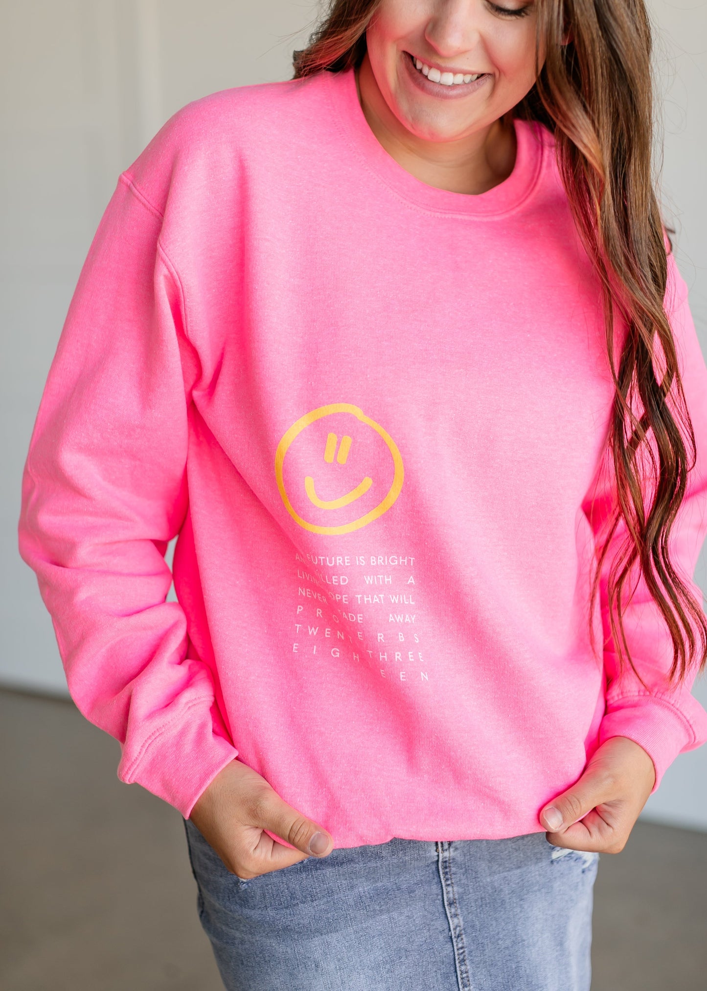 Bright Future Crewneck Sweatshirt FF Tops