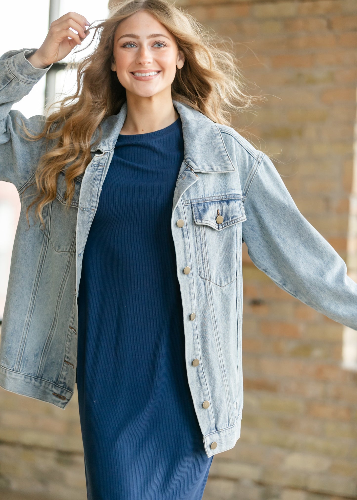Brinx Oversized Denim Jacket IC Layering Essentials