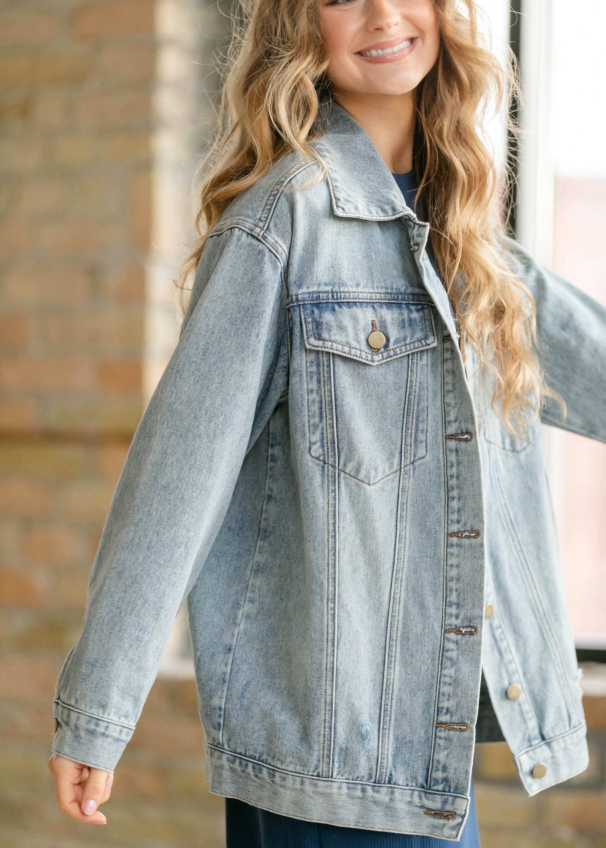 Brinx Oversized Denim Jacket IC Layering Essentials
