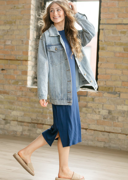 Brinx Oversized Denim Jacket IC Layering Essentials