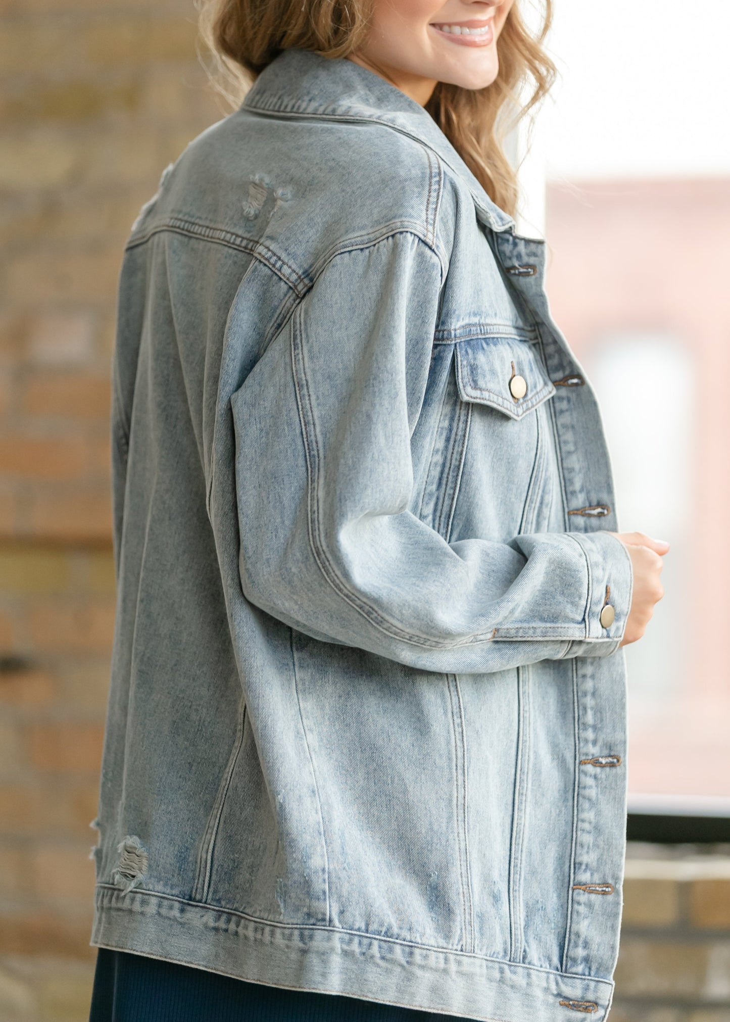 Brinx Oversized Denim Jacket IC Layering Essentials