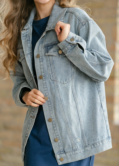 Brinx Oversized Denim Jacket IC Layering Essentials