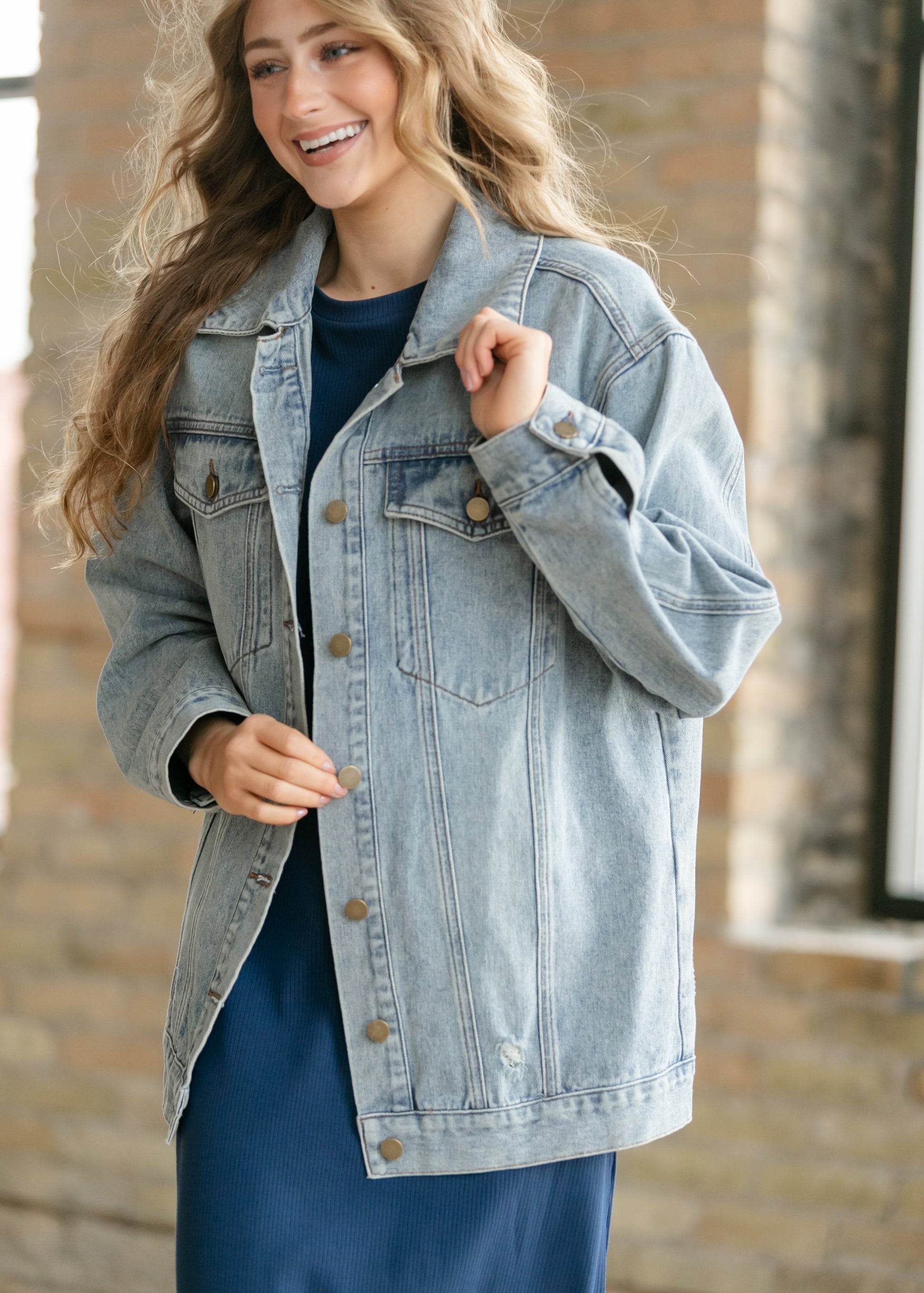 Brinx Oversized Denim Jacket IC Layering Essentials