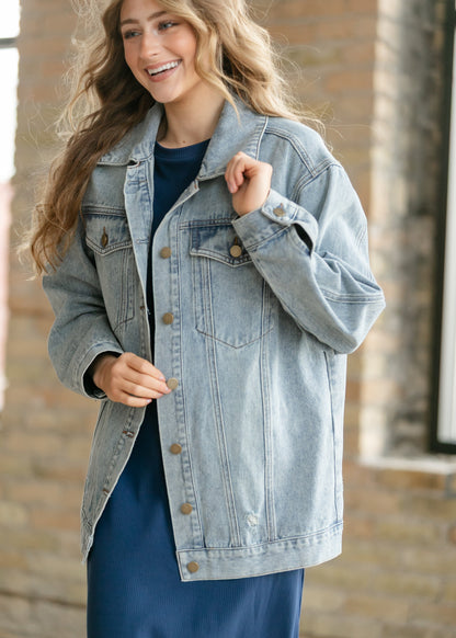 Brinx Oversized Denim Jacket IC Layering Essentials