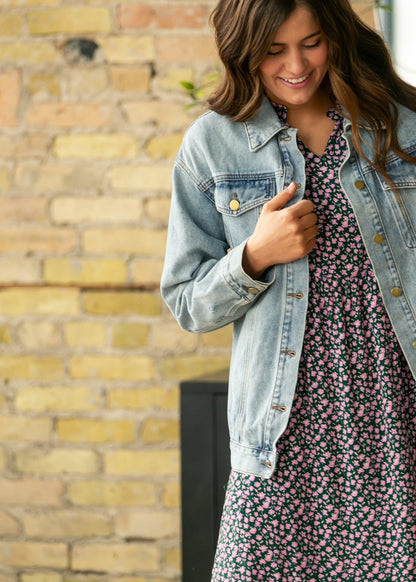 Brinx Oversized Denim Jacket IC Layering Essentials