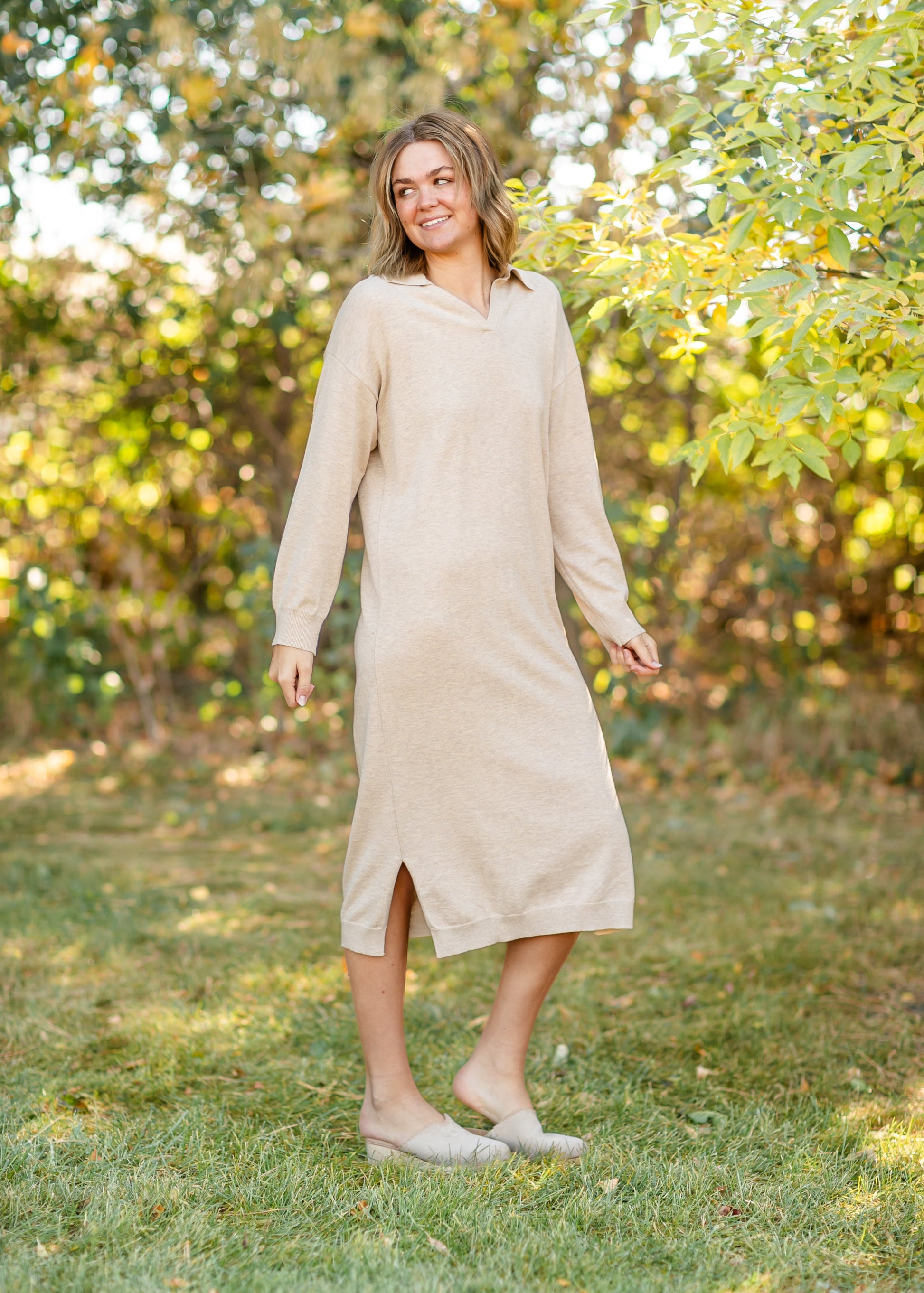 Carmen Polo Knit Maxi Dress - FINAL SALE S Carmen Polo Knit Maxi Dress - FINAL SALE S