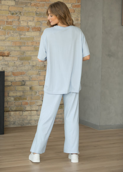 Brushed Wide Leg Lounge Pants FF Pants