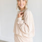 Bubble Hem Crewneck Sweatshirt FF Tops