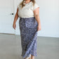 Button Front Floral Maxi Skirt FF Skirts