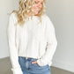 Cable Knit Crewneck Sweater FF Tops