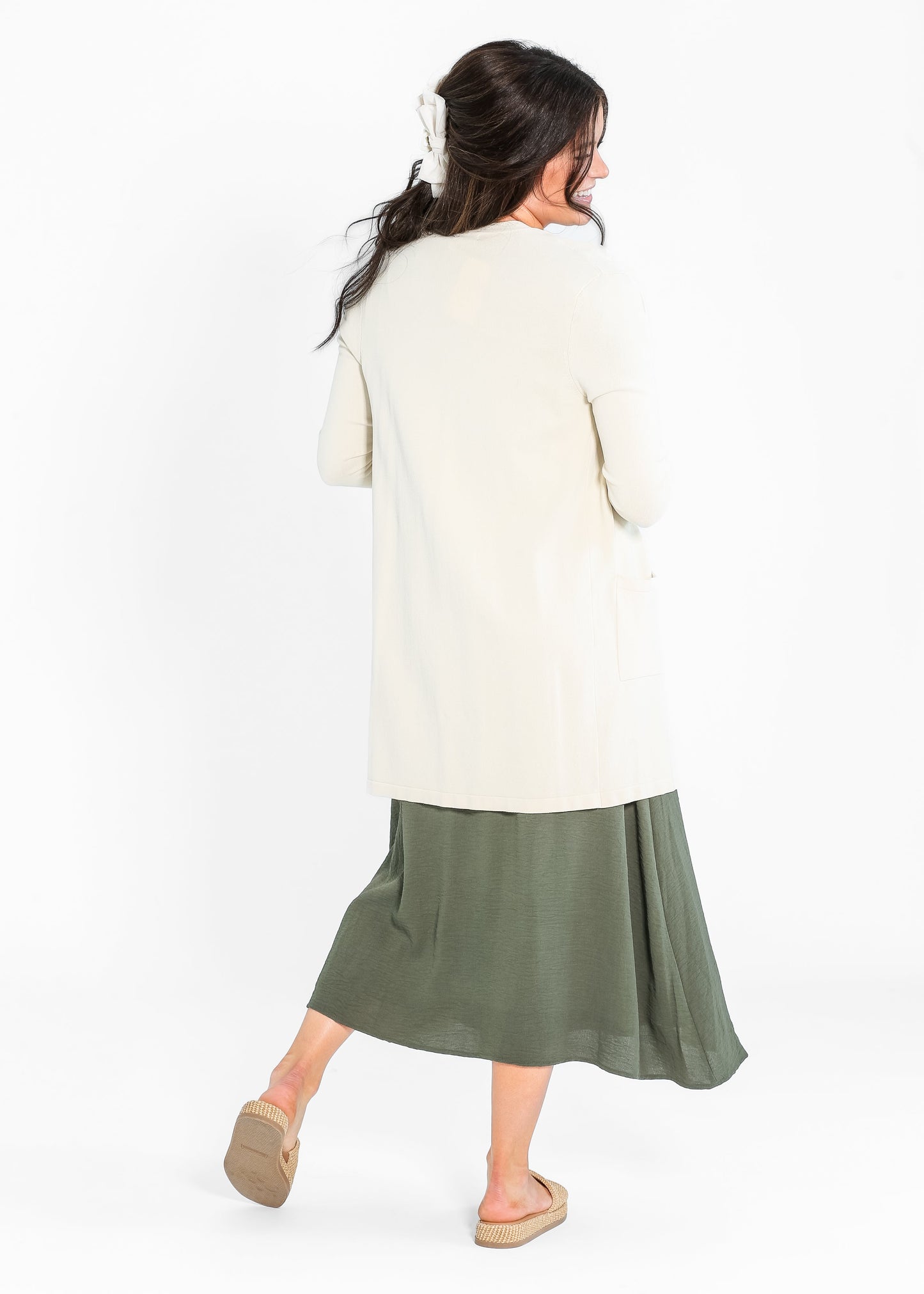Cally Open Front Cardigan IC Tops