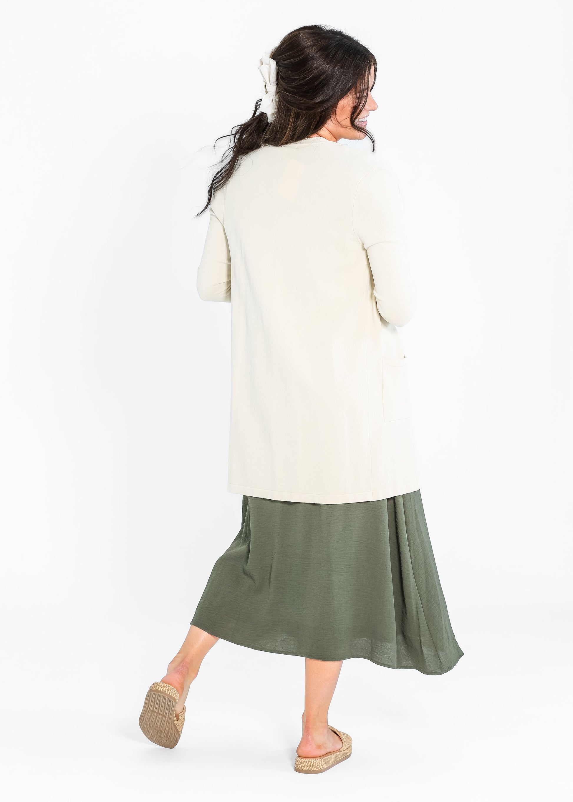 Cally Open Front Cardigan IC Tops