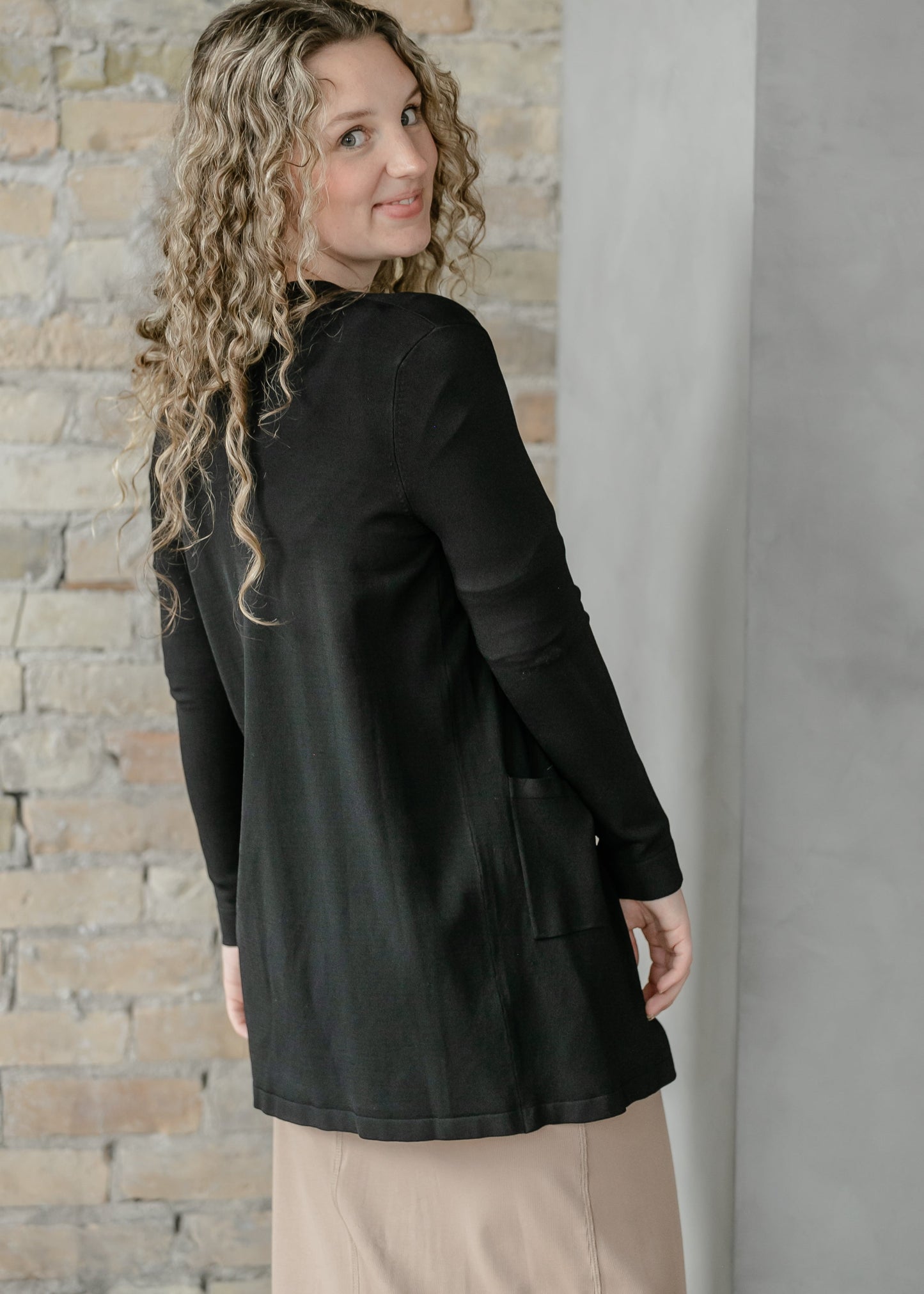 Cally Open Front Cardigan IC Tops