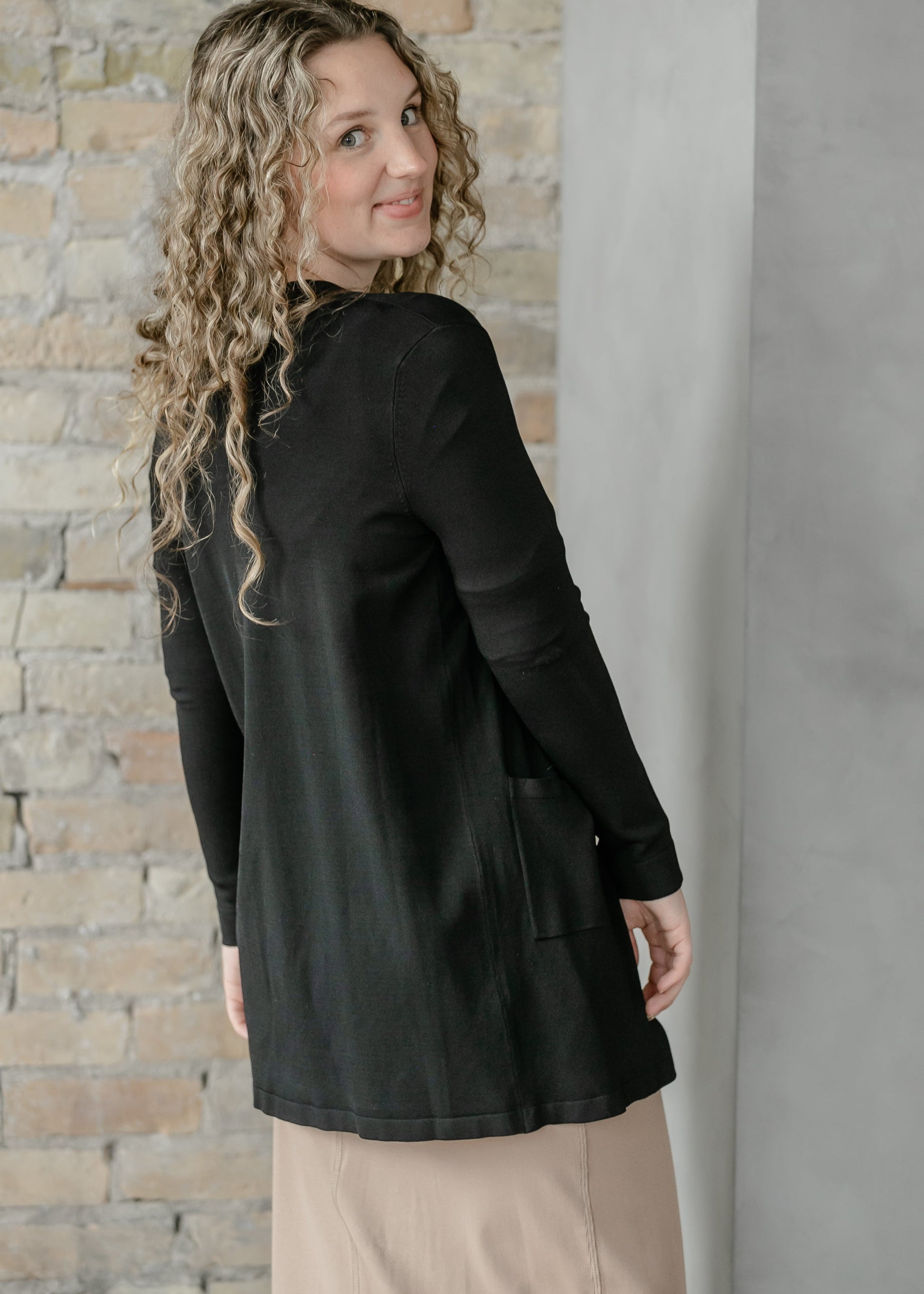 Cally Open Front Cardigan IC Tops