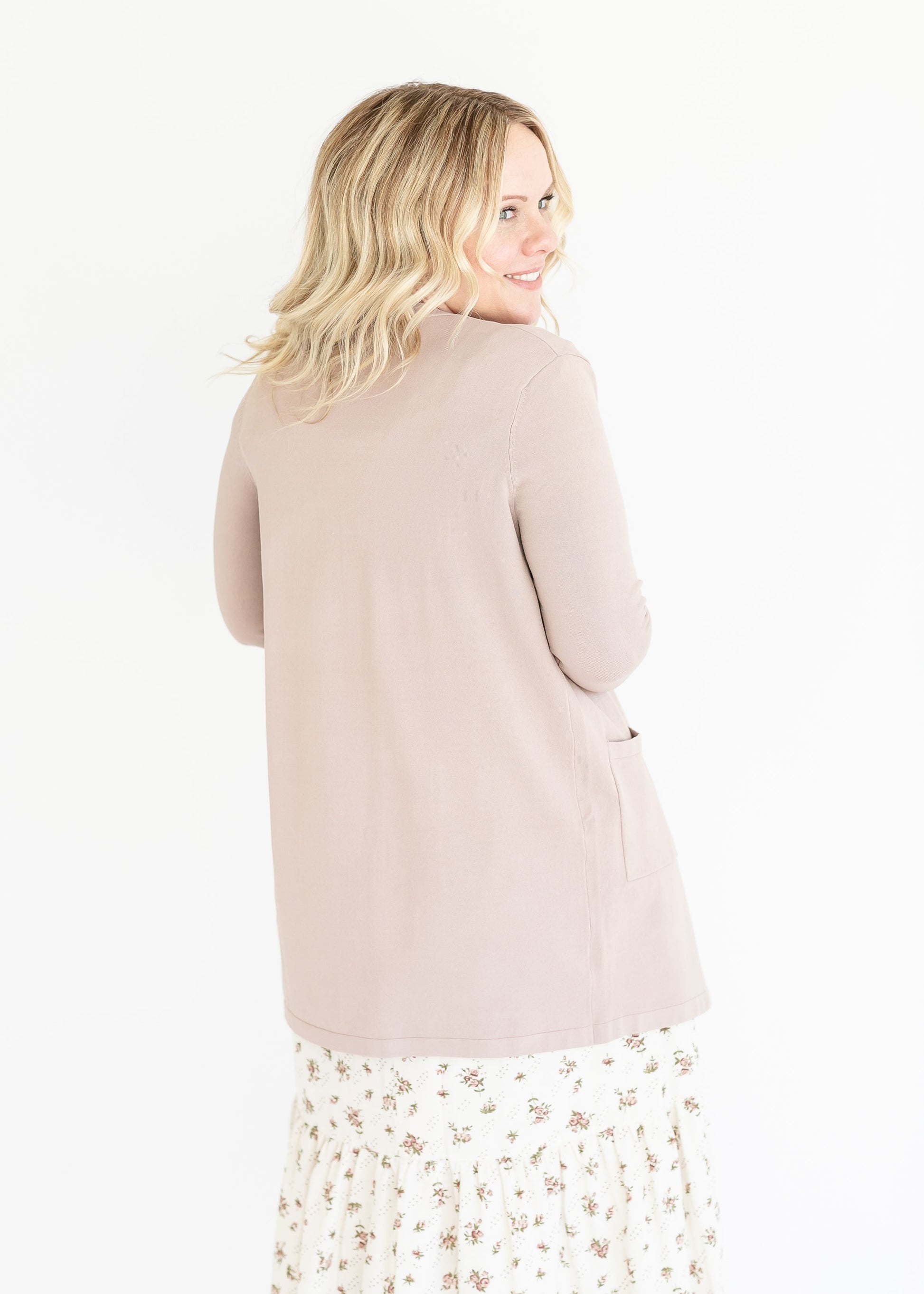 Cally Open Front Cardigan IC Tops