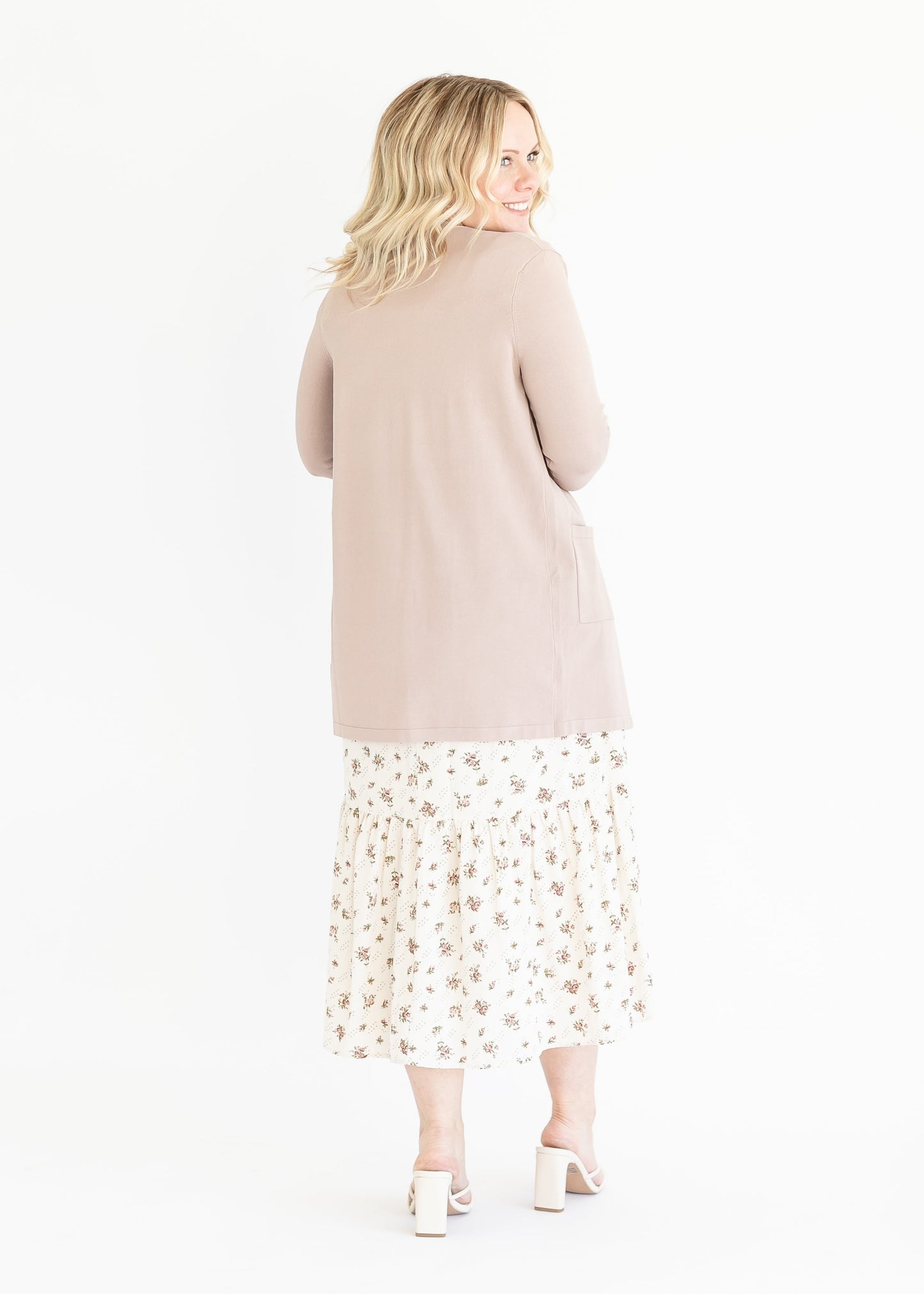 Cally Open Front Cardigan IC Tops