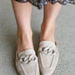 Cally Sand Suede Mule Shoes