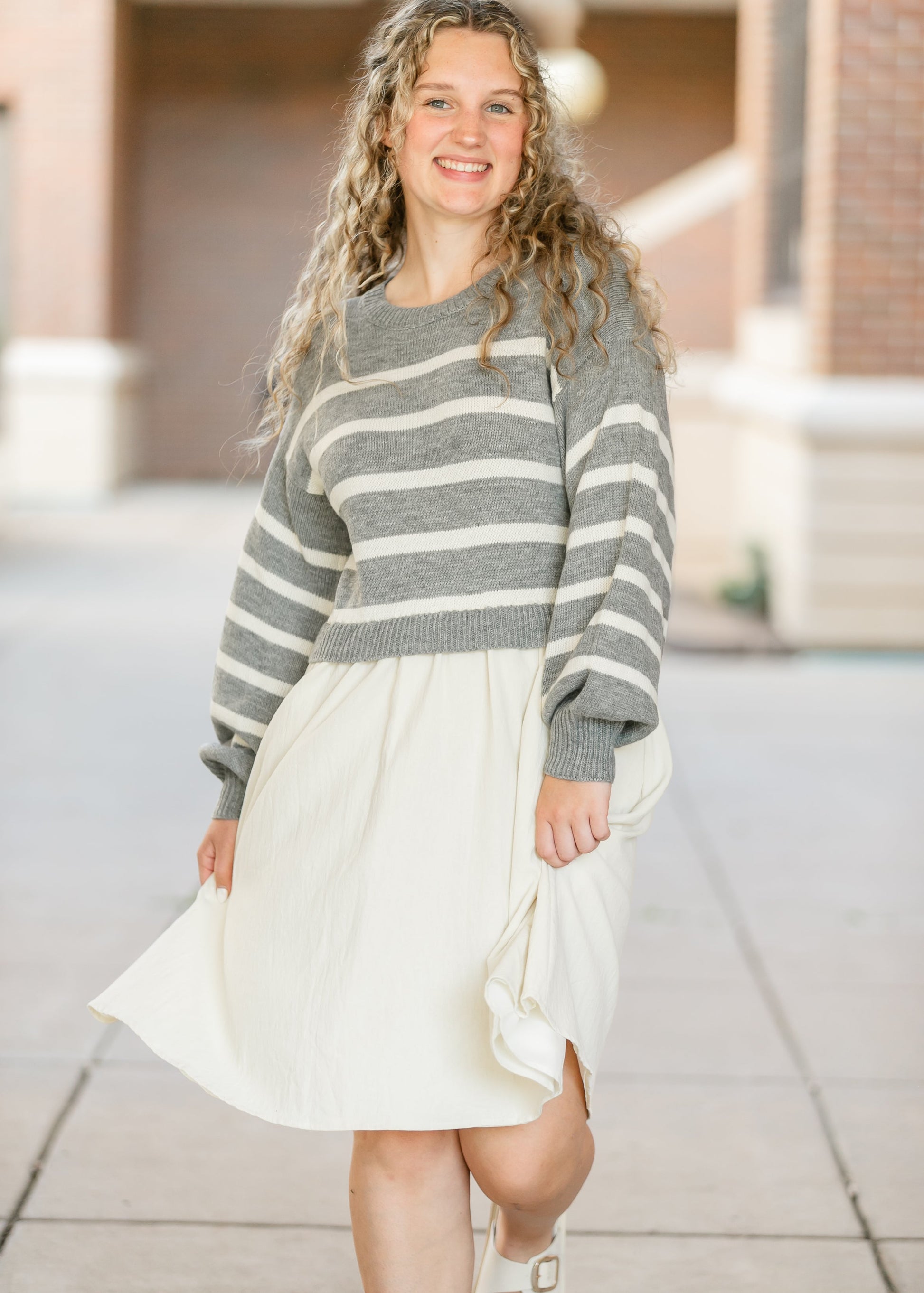 Cameron Sweater Top Dress - FINAL SALE XS Cameron Sweater Top Dress - FINAL SALE XS