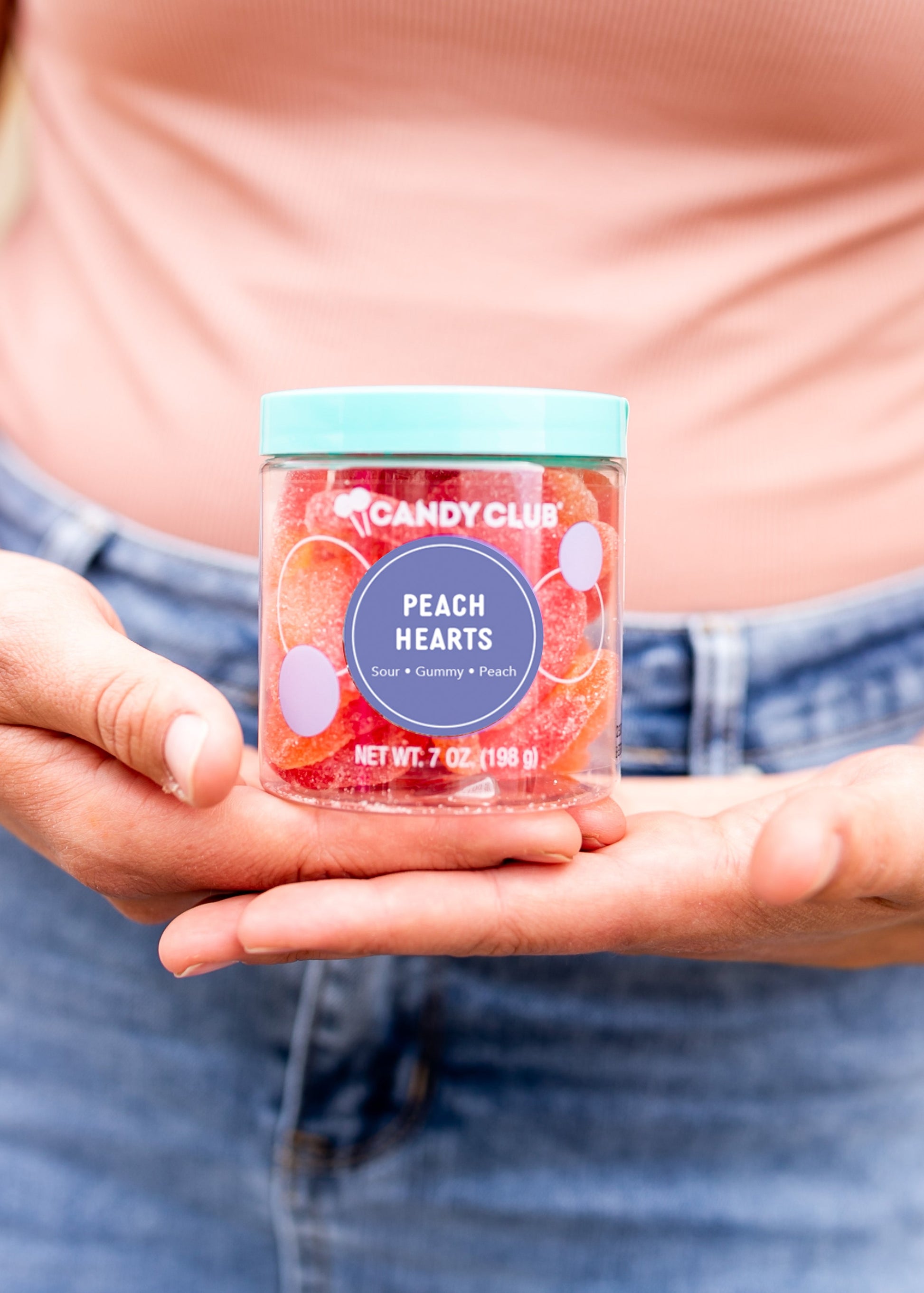 Candy Club Summer Collection Gifts Peach Heart Gummies