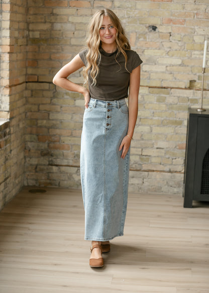 Cap Sleeve Round Neck Knit Top FF Tops