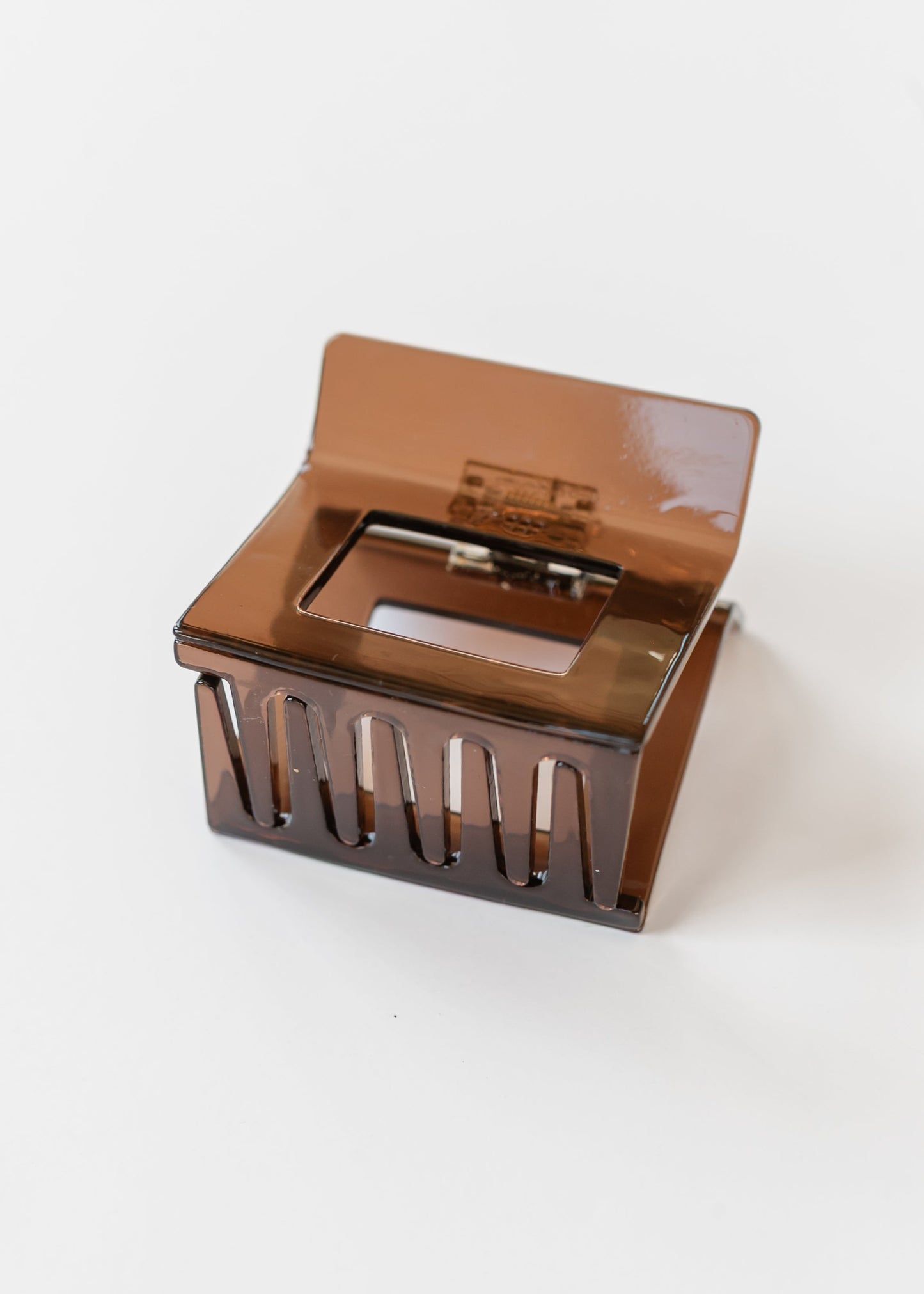 Capsule Large Claw Clip Accessories Brown