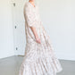 Carolina Floral 3/4 Sleeve Maxi Dress FF Dresses
