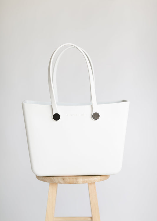 Carrie Versa Interchangeable Strap Tote Bag Accessories Off White