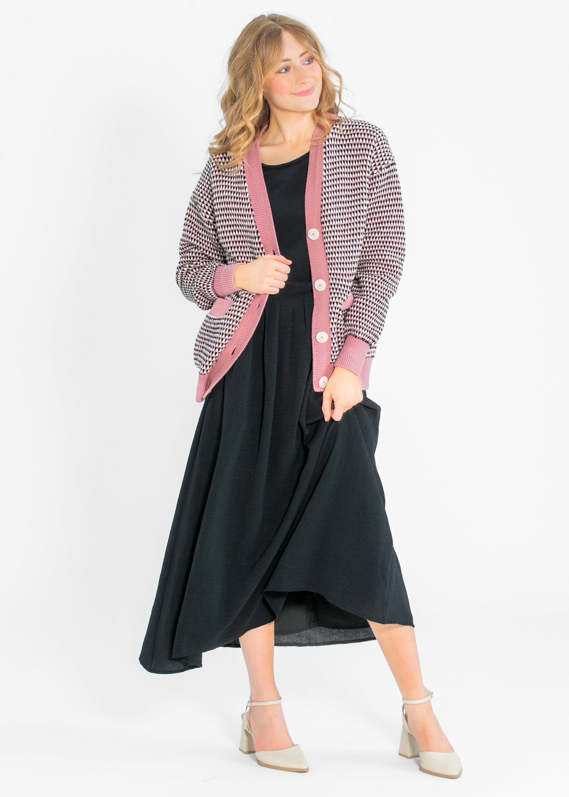 Cassia Dolman Sleeve Midi Dress IC Dresses