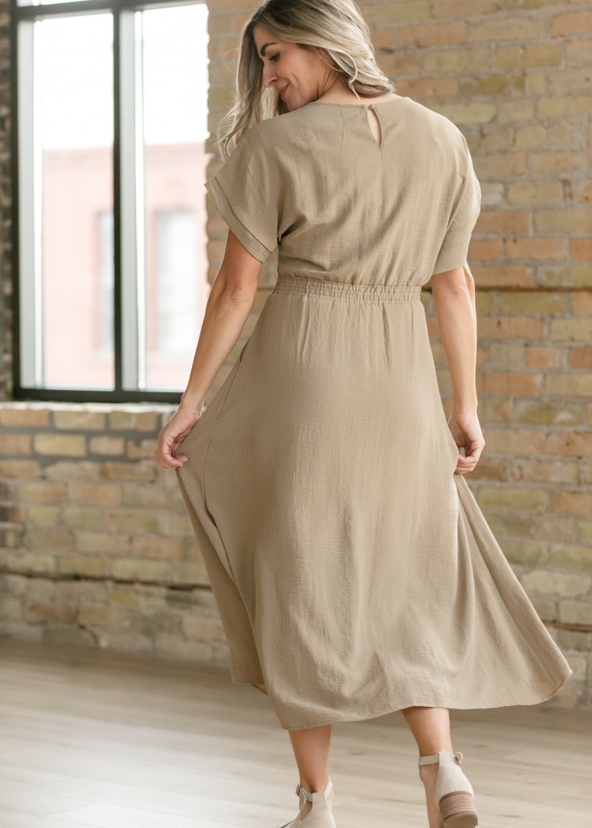 cassia midi dress Saylor Cassia Dress - Pink Rose