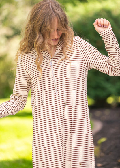 Cayla Quarter Zip Maxi Dress IC Dresses