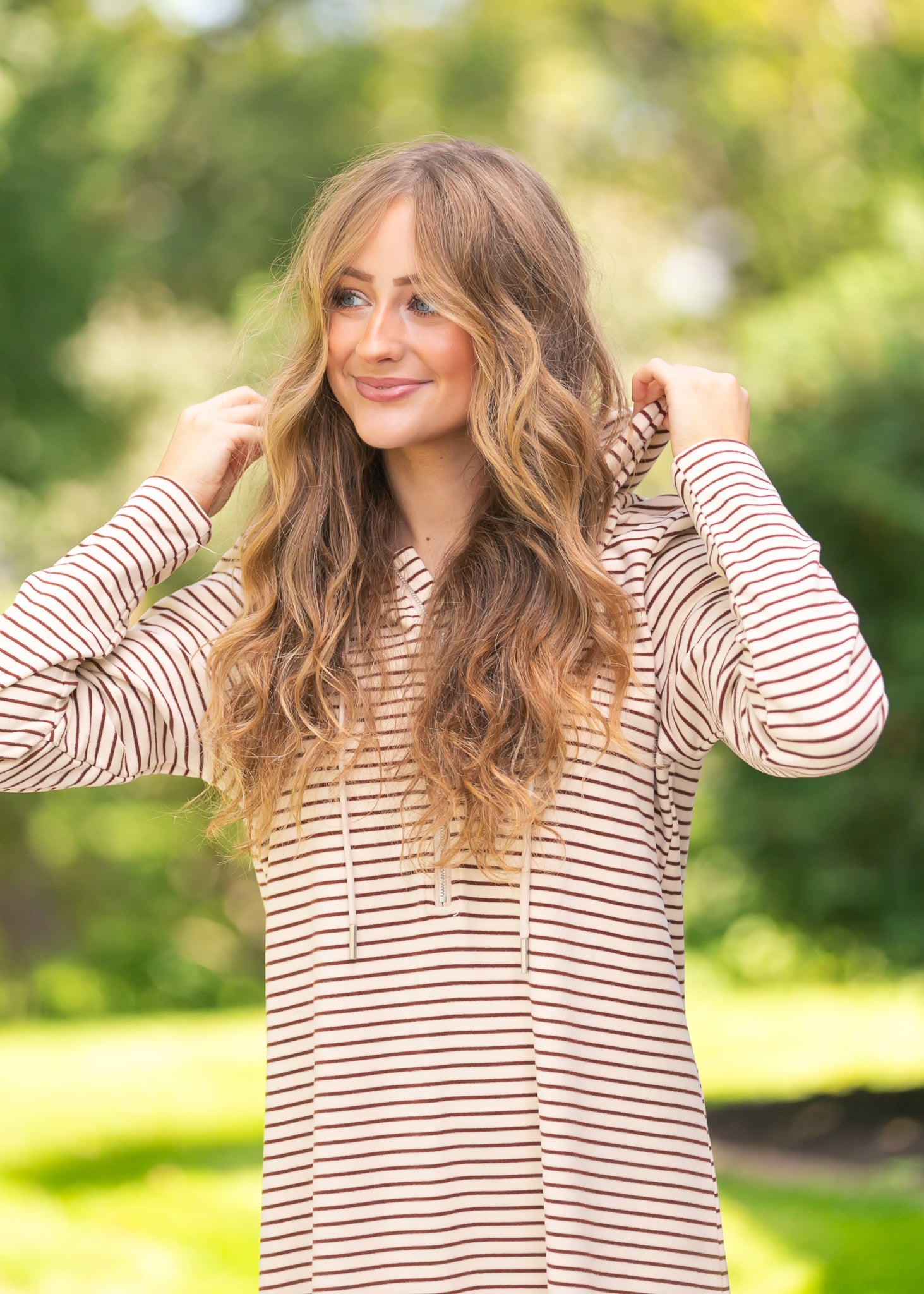 Cayla Quarter Zip Maxi Dress IC Dresses