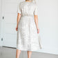 Champagne Foil Wrap Midi Dress Dresses