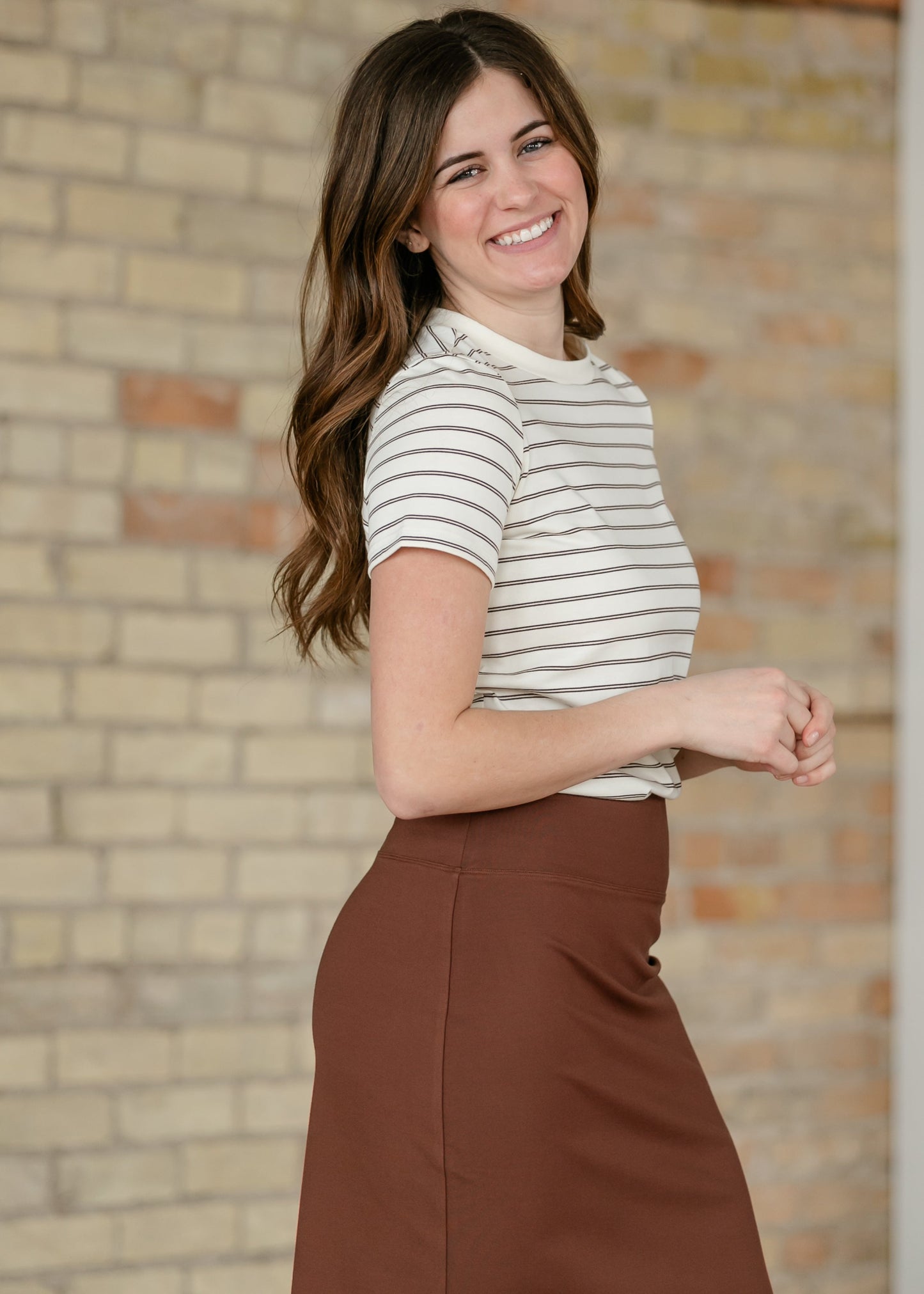 Chloe Essential Striped Tee IC Tops