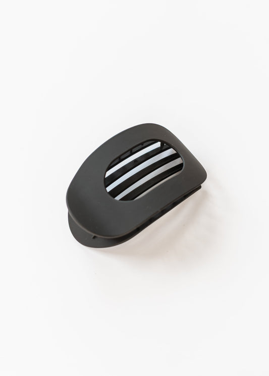 Circle Cutout Flat Claw Clip Accessories Black
