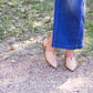 CL by Chinese Laundry Taupe Full Leather Mule - FINAL SALE Shoes
