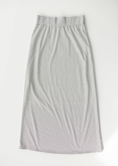 Clarise Striped Premium Knit Maxi Skirt IC Skirts