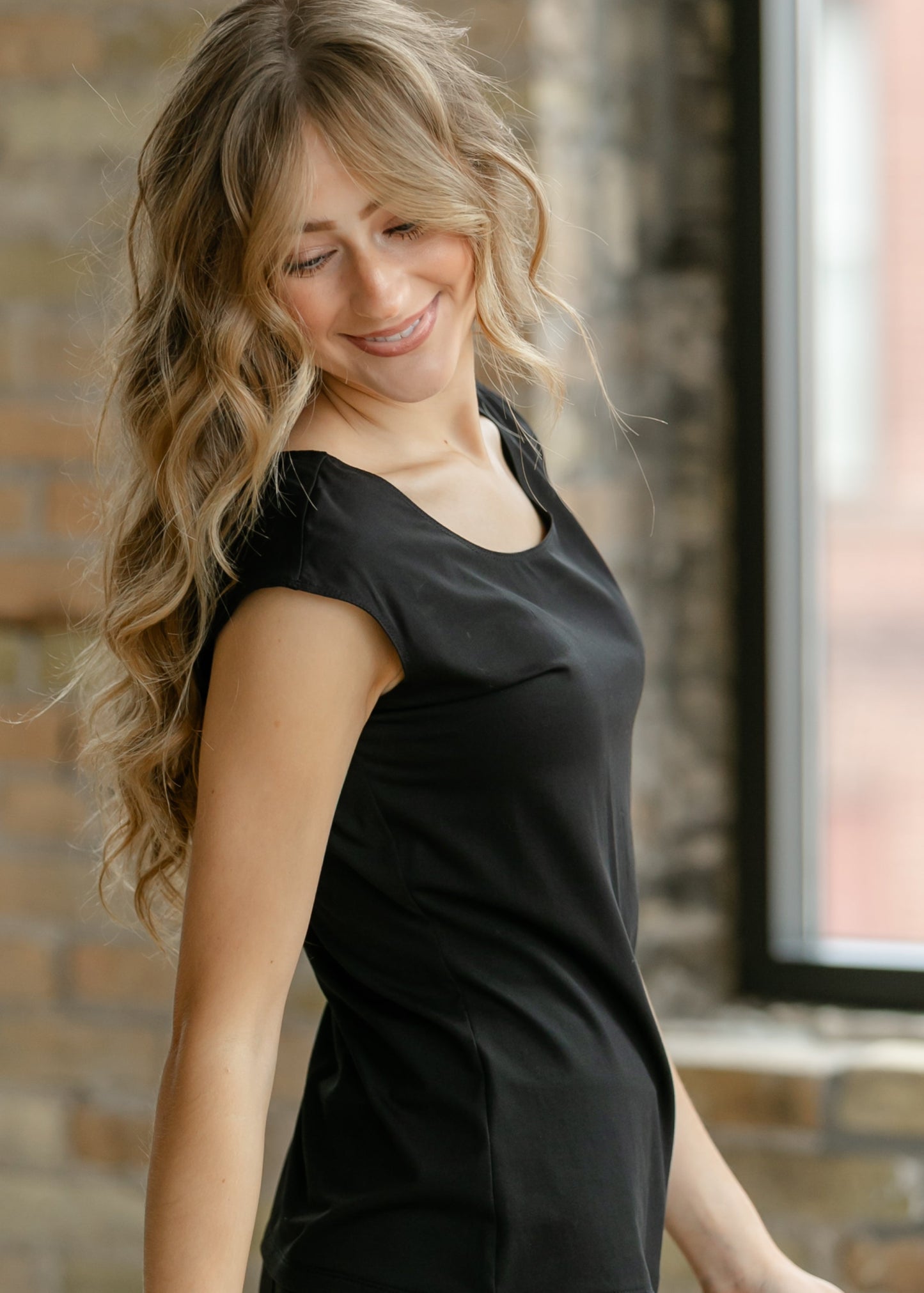 Classic Black Cap Sleeve Tank IC Layering Essentials