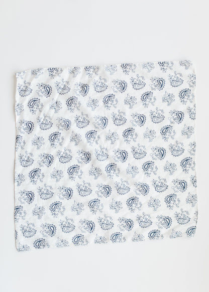 Classic Blue Paisley Bandana Accessories