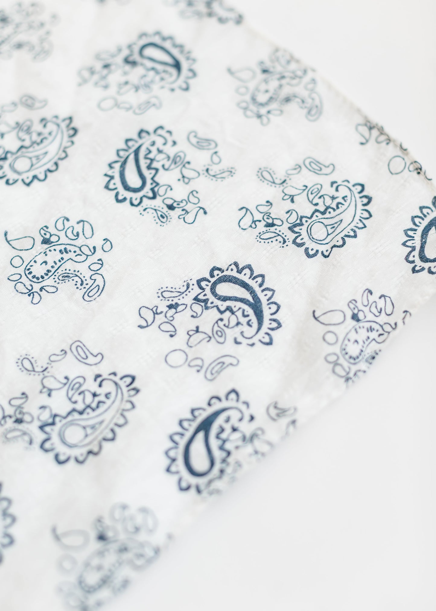 Classic Blue Paisley Bandana Accessories