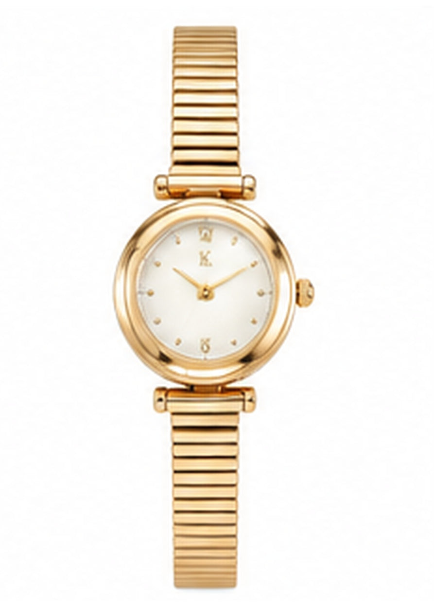 Classic Gold Circle Watch Accessory