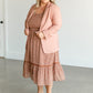 Classic Open Front Blazer FF Tops Salmon / S