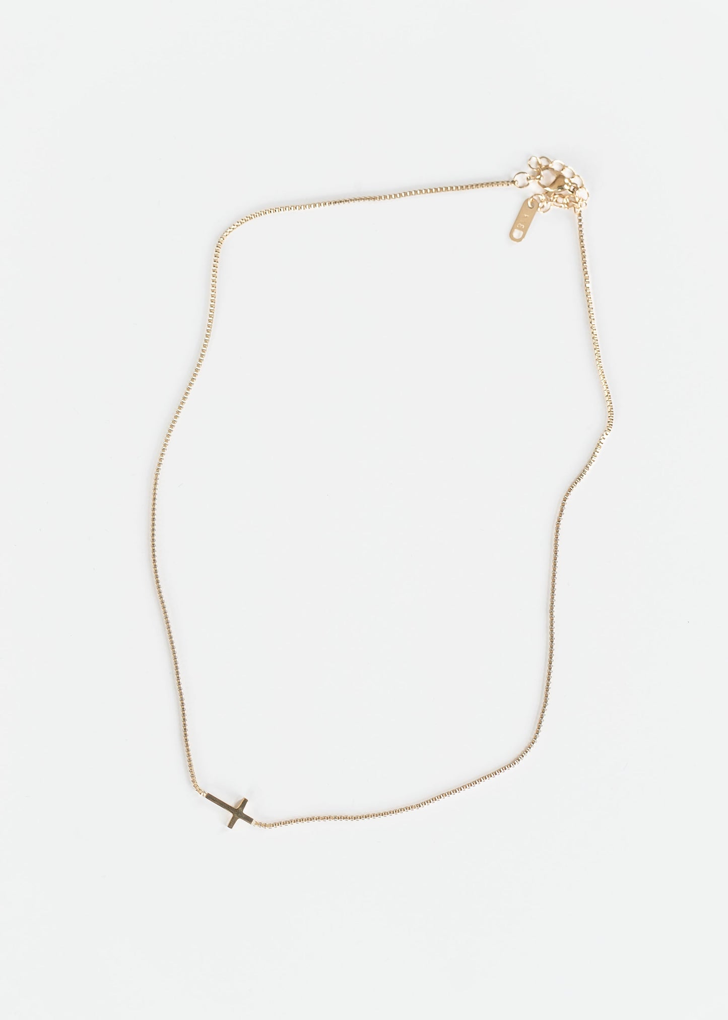 Classic Side Cross Necklace Accessory