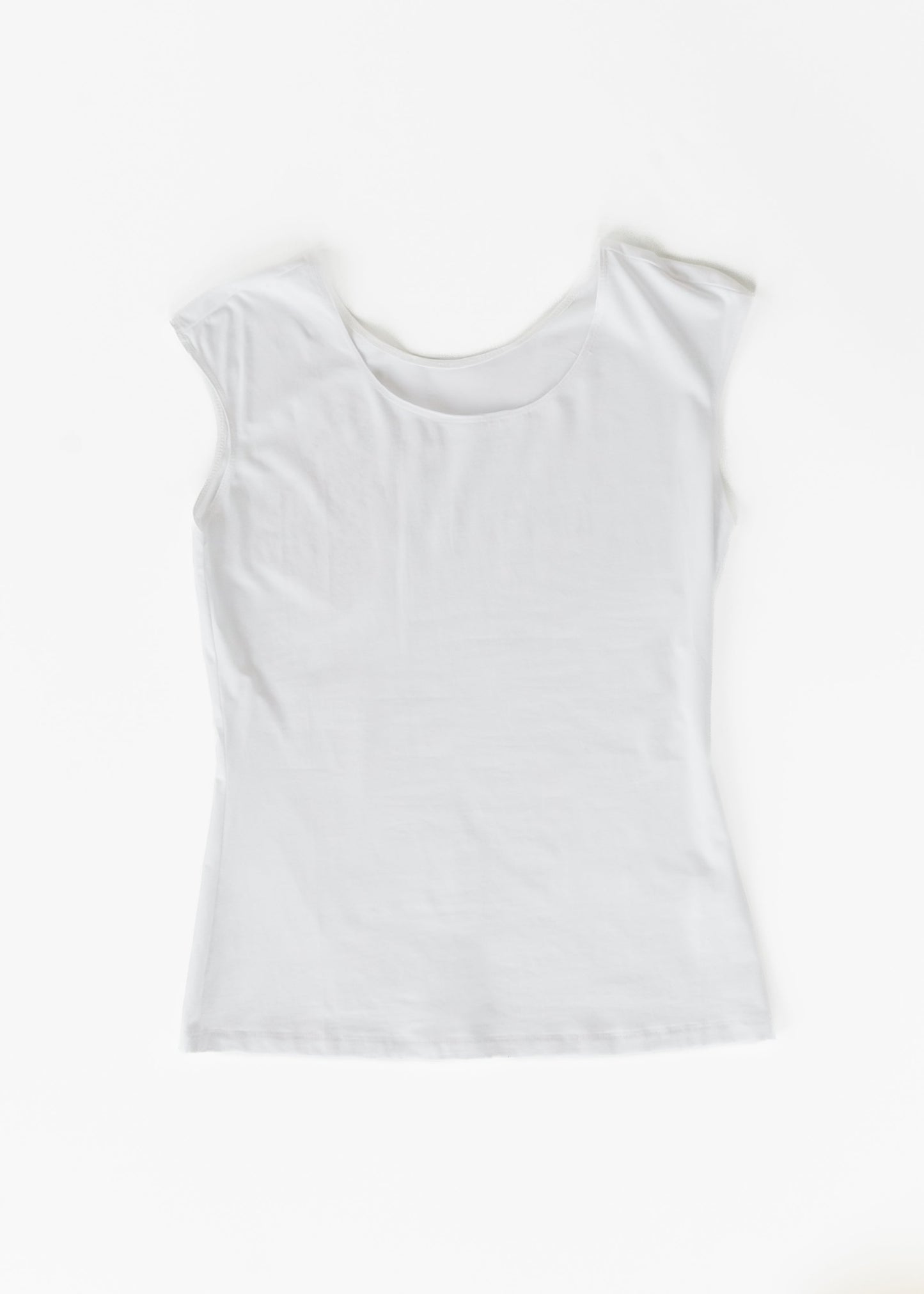 Classic White Cap Sleeve Tank IC Layering Essentials