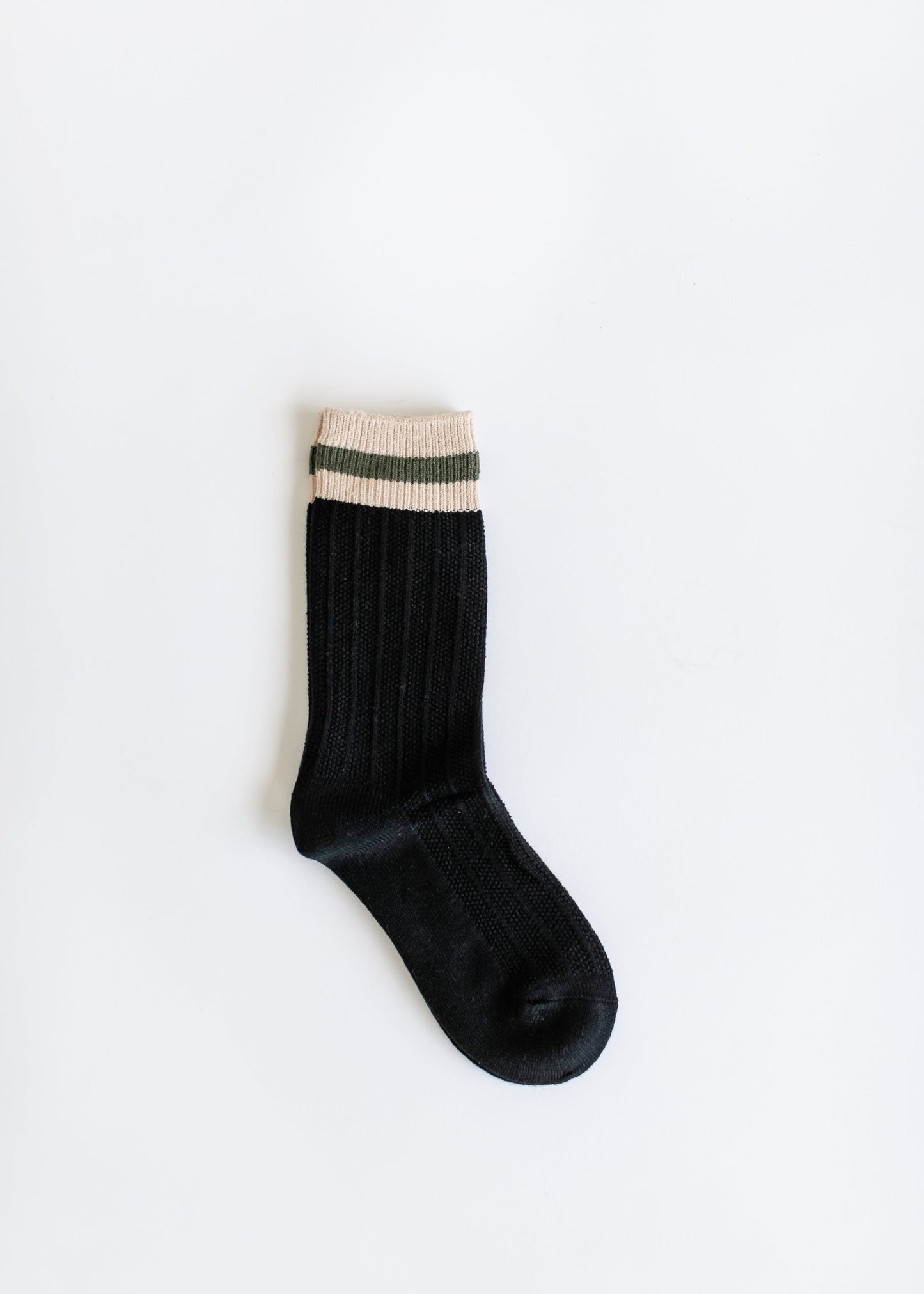 Colorblock Calf Socks Accessories Black