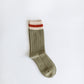 Colorblock Calf Socks Accessories Olive