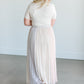 Colorblocked Pleated Maxi Skirt FF Skirts