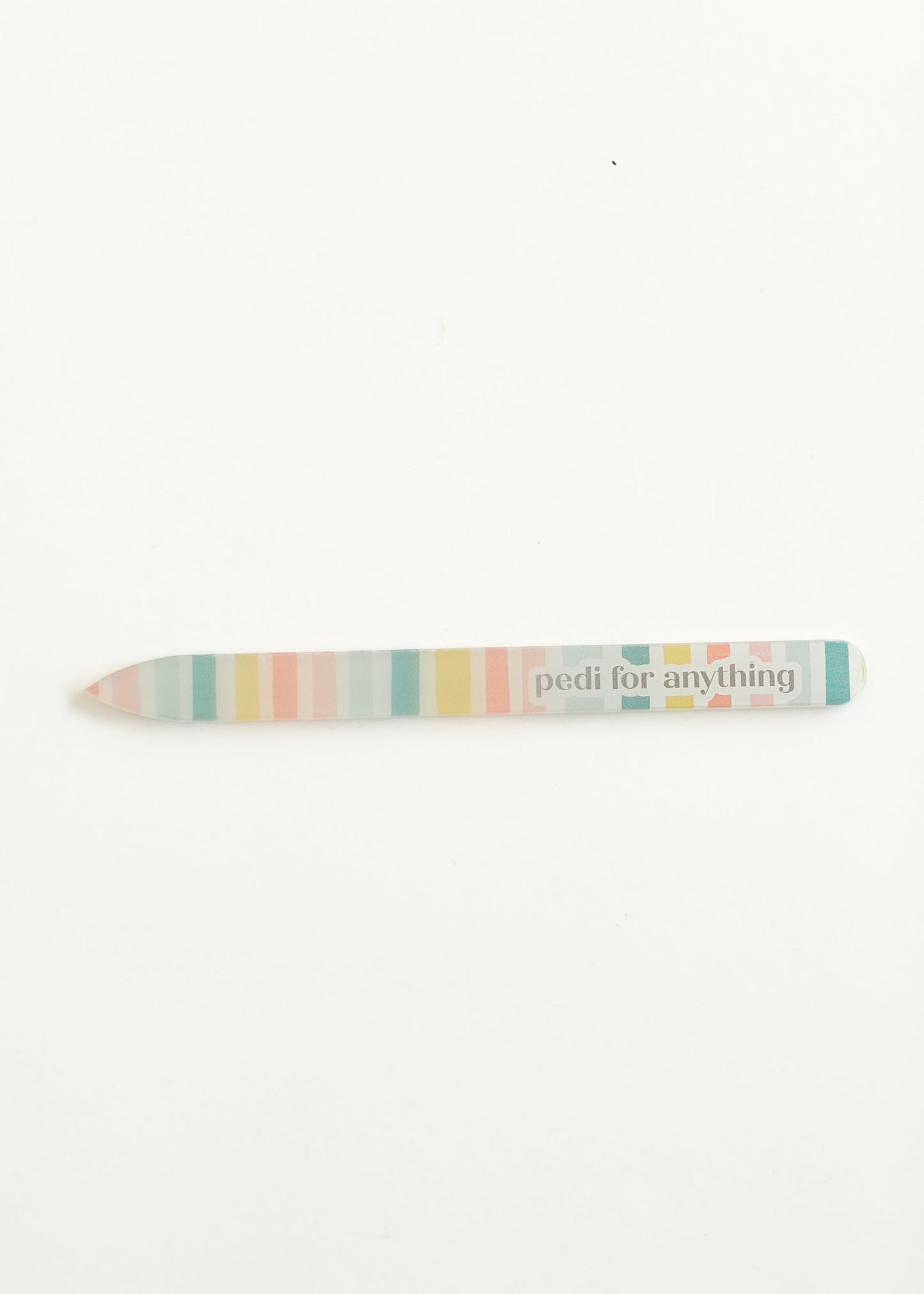 Colorful Glass Nail File Accessories Pedi for Anything
