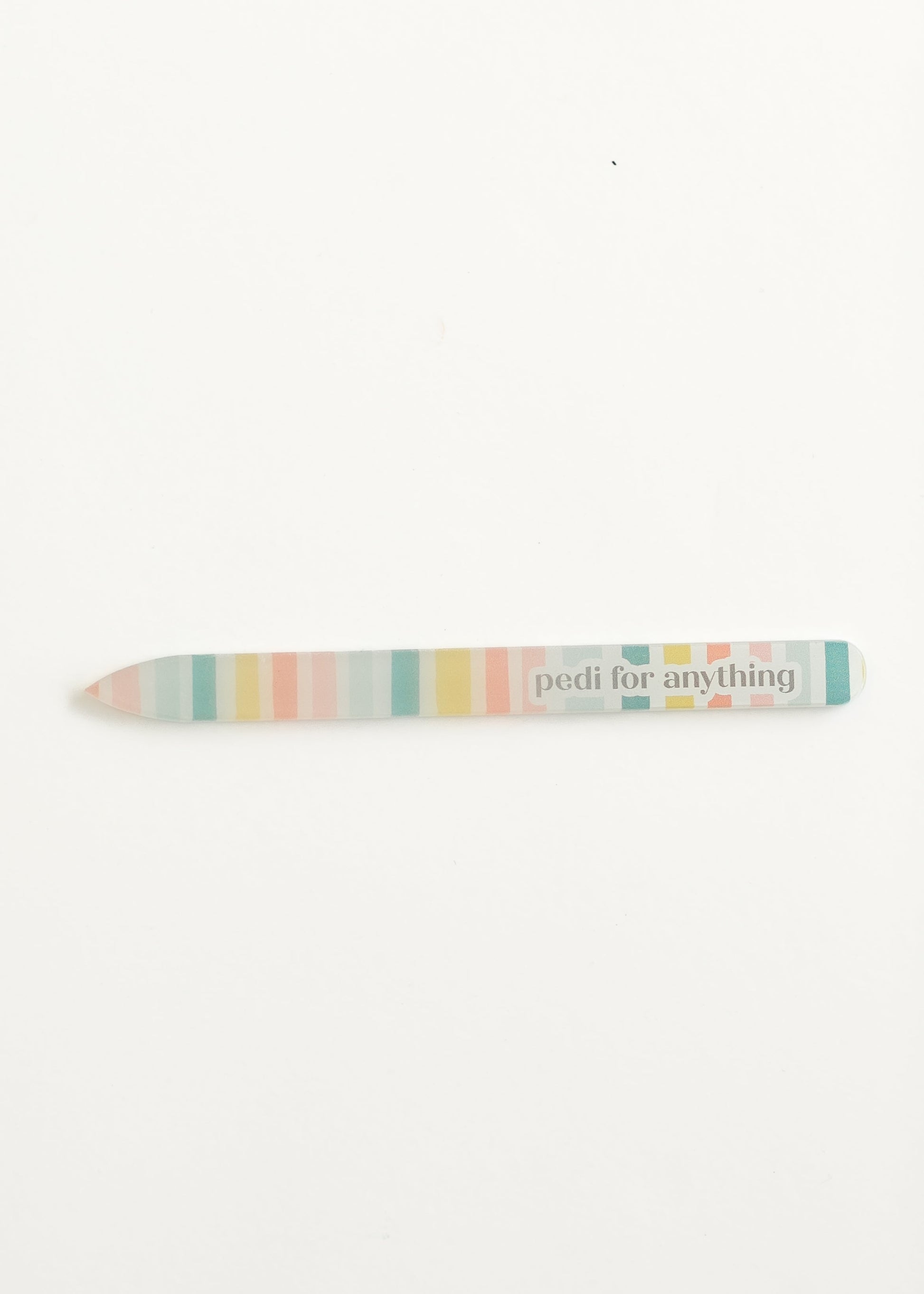 Colorful Glass Nail File Accessories Pedi for Anything