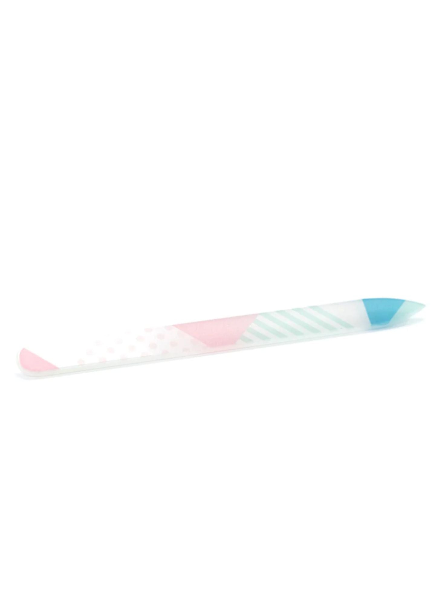 Colorful Glass Nail File Gifts Geometric