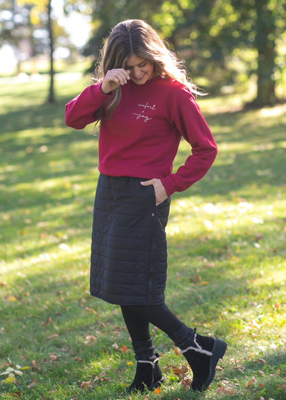 Comfort & Joy Crewneck Sweatshirt FF Tops